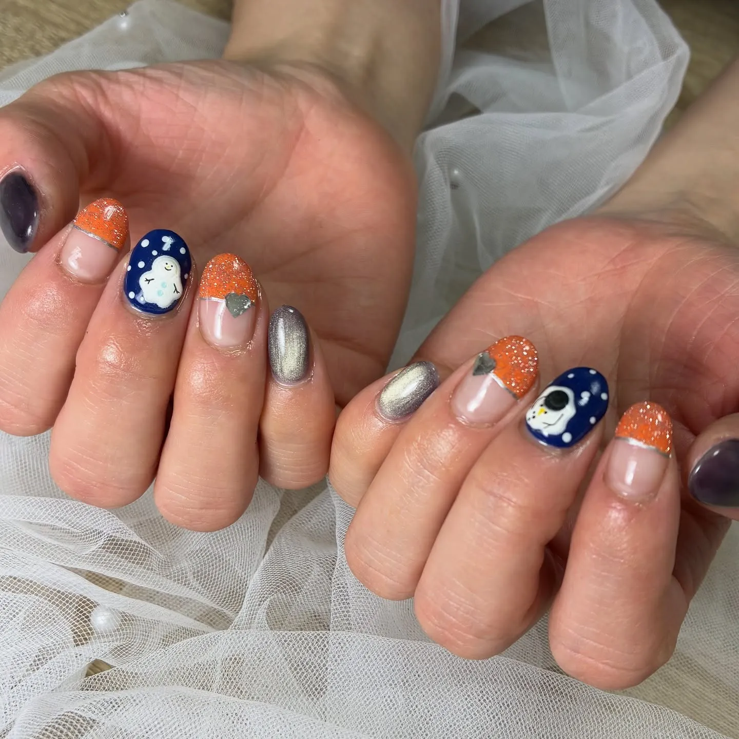 押し活ネイル☃️