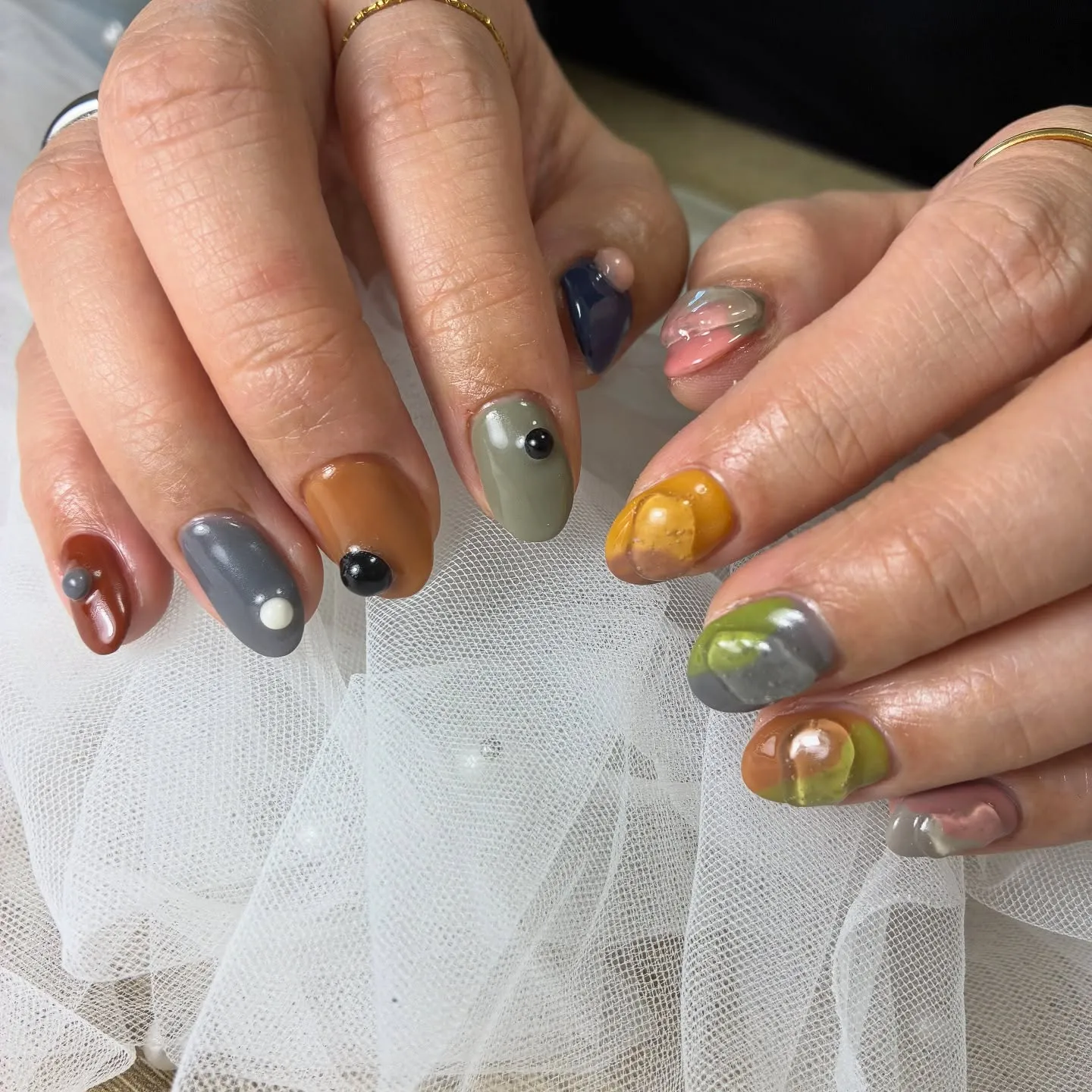 いろいろネイル🍂🧡