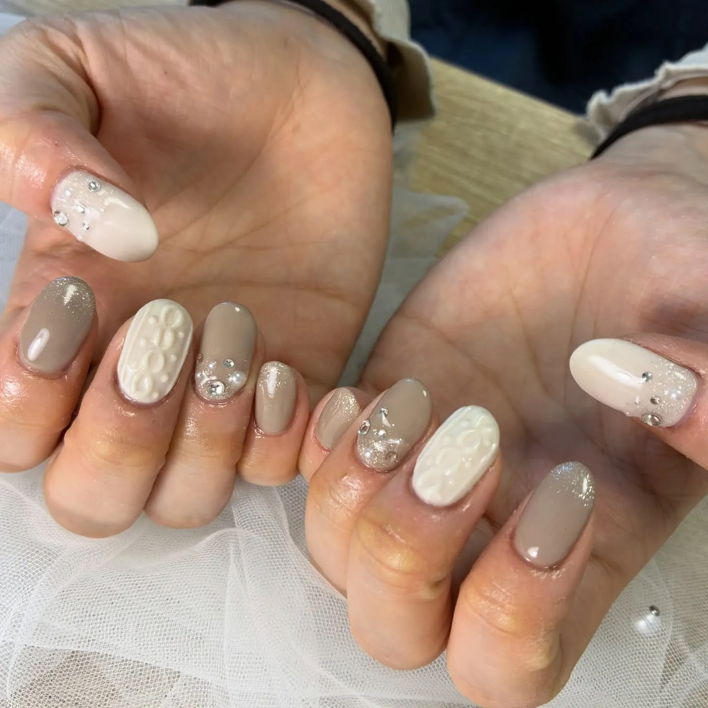 ニット✖️キラキラ✨