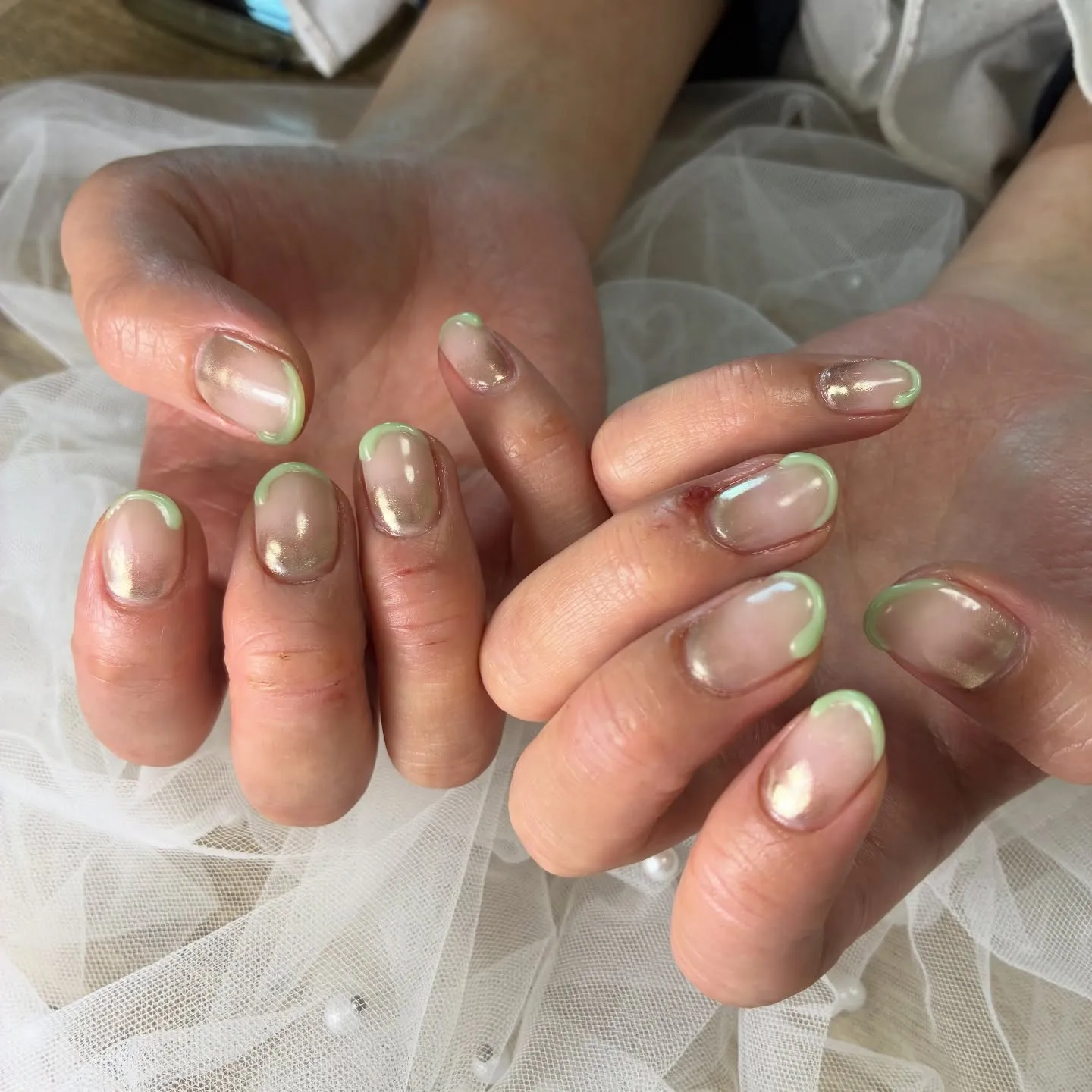 ミラー✖️ぽちょんグリーン🟢