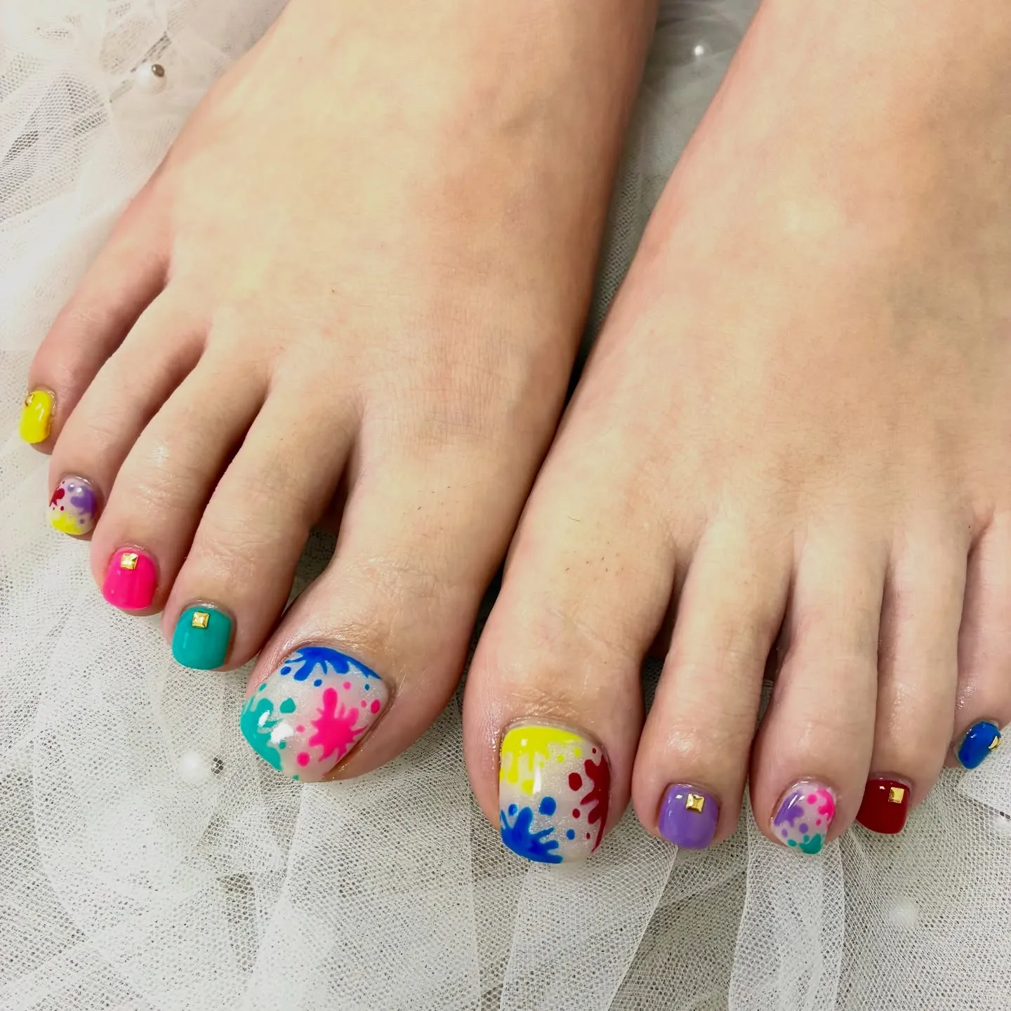 推し活フットネイル🎨