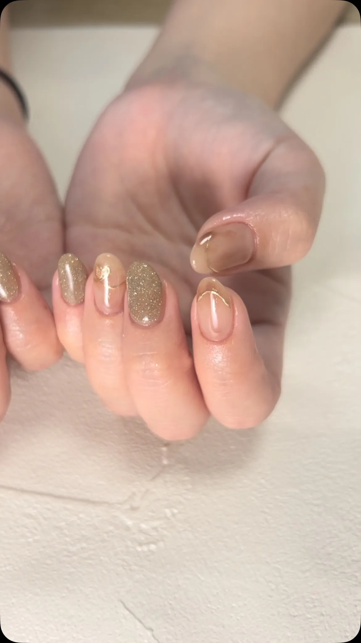 ニュアンス＆ミラーアート🧡