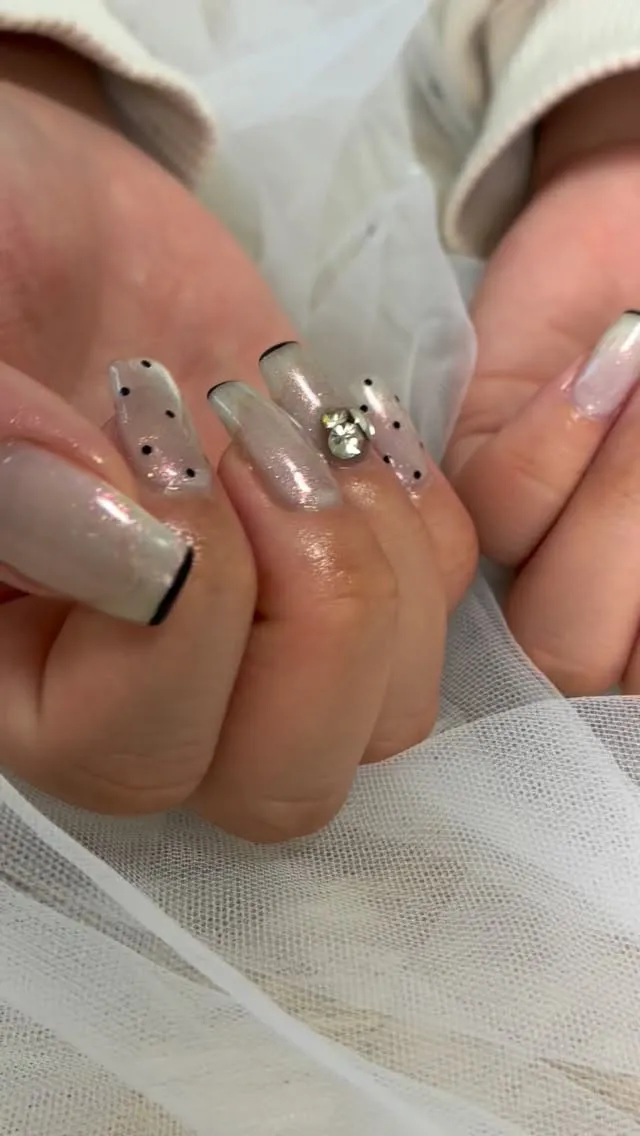 ドット&細フレンチ●